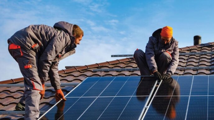 working with a residential solar energy company 2