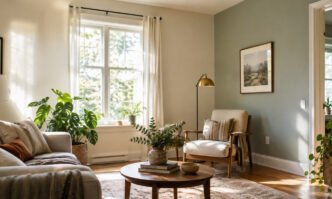 how paint finish affects perceived room size through light reflection
