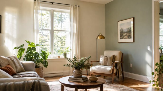 how paint finish affects perceived room size through light reflection